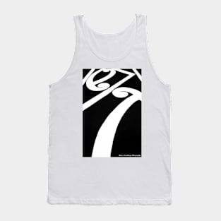 Bold effect and design in black and white. Tank Top